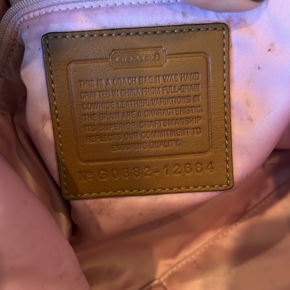 Coach leather bag - Picture 5 of 10